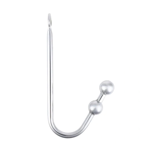 Balls Stainless Pleasurable Two Anal 4417 Hook Steel 0826